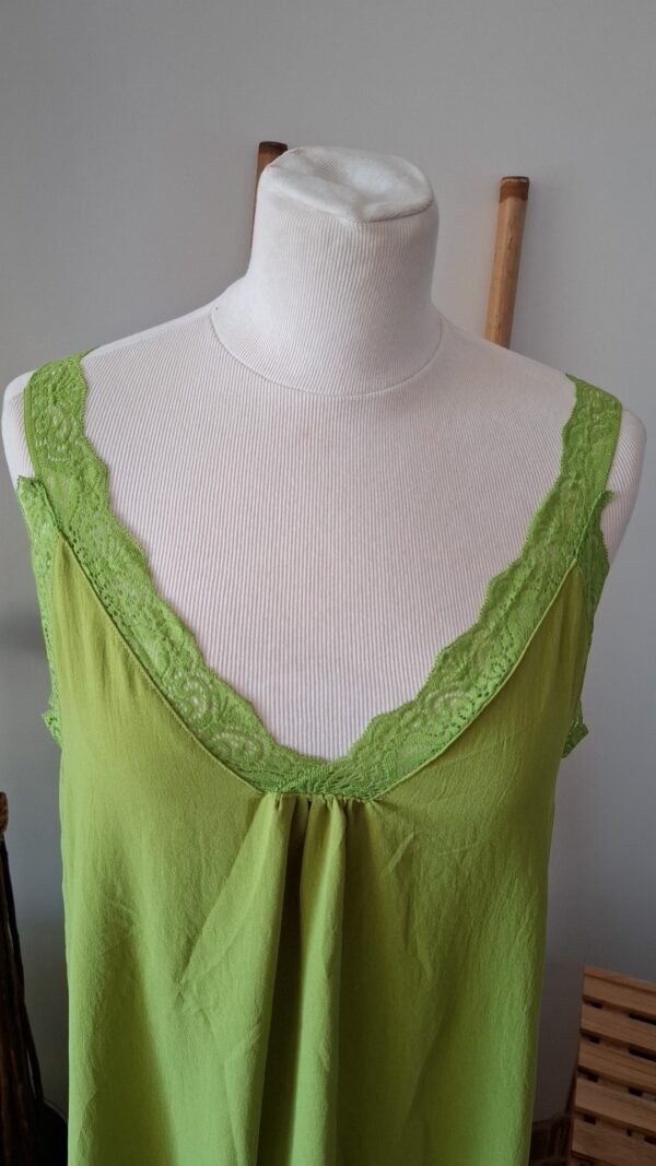 Robe longue vert anis – Image 4