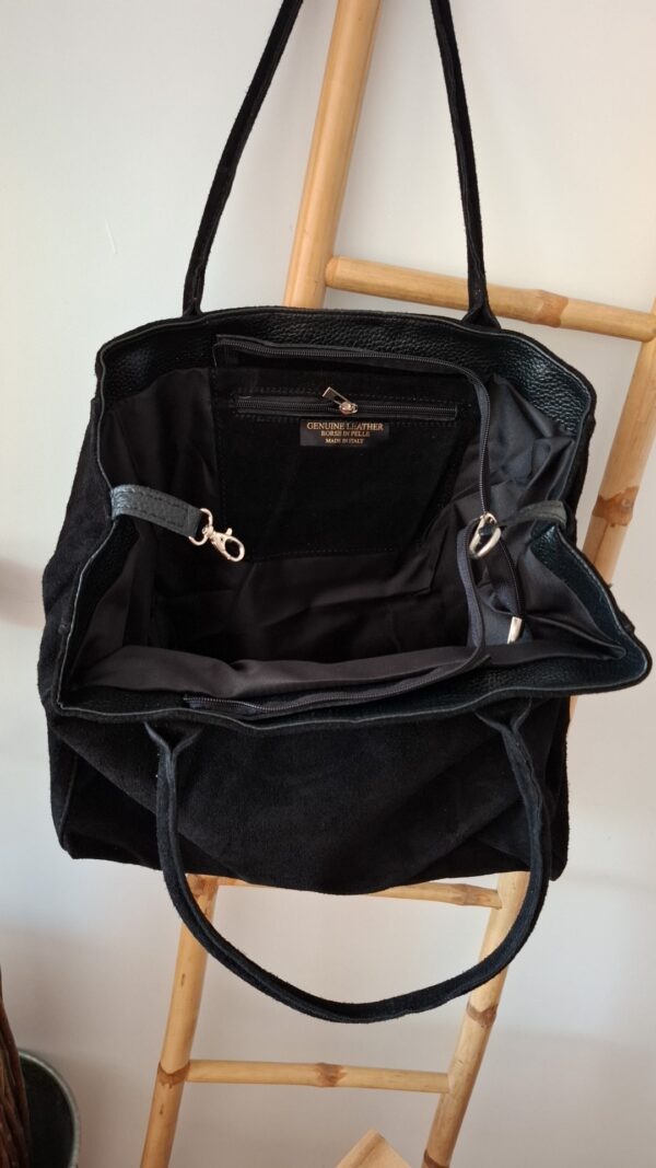 Sac en cuir noir – Image 2