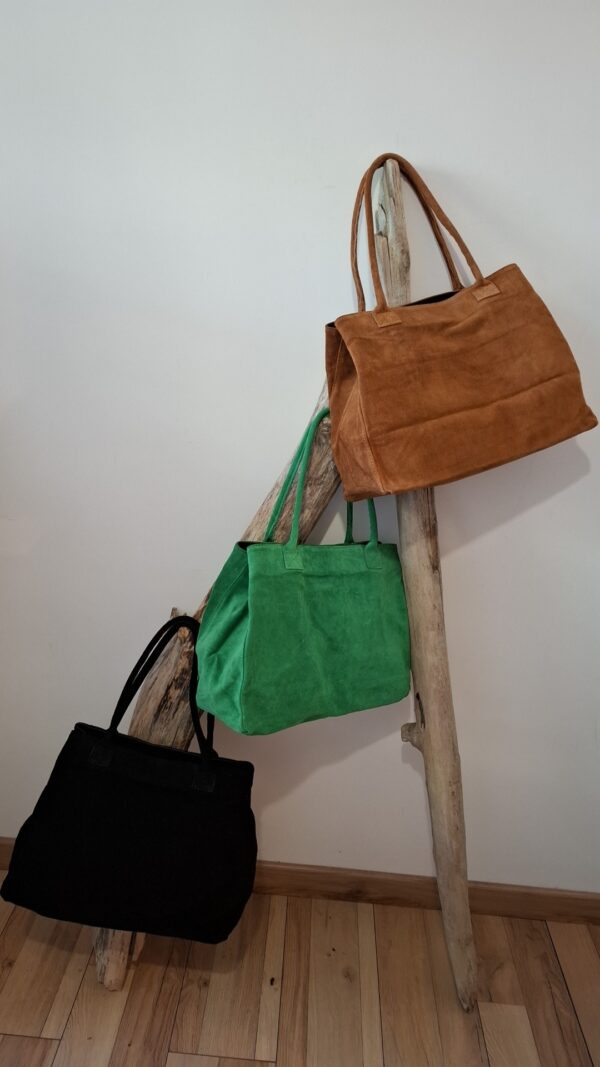 Sac en cuir vert – Image 4