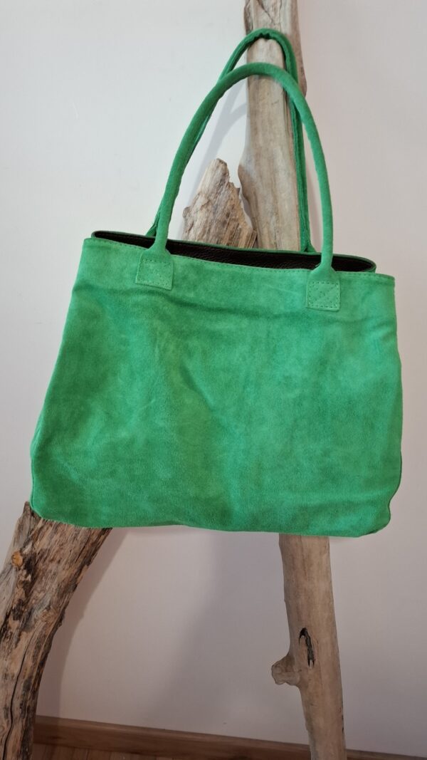 Sac en cuir vert – Image 6