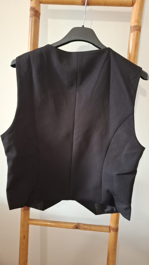 Blazer noir sans manches – Image 4