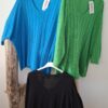 Pull turquoise côtelé – Image 4