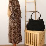 Robe imprimé labyrinthe – Image 4