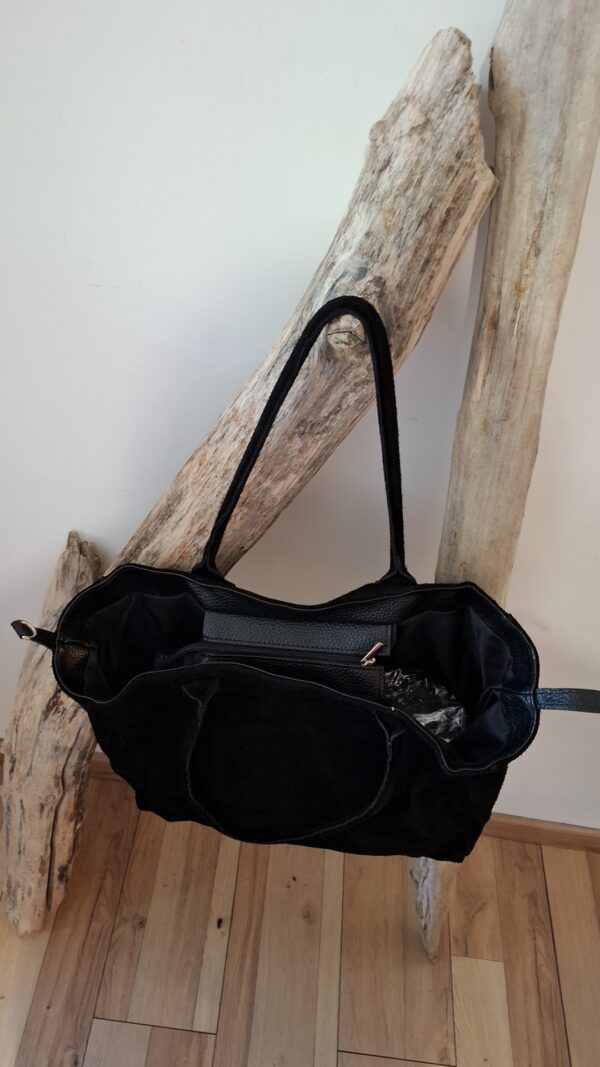 Sac en cuir noir – Image 7