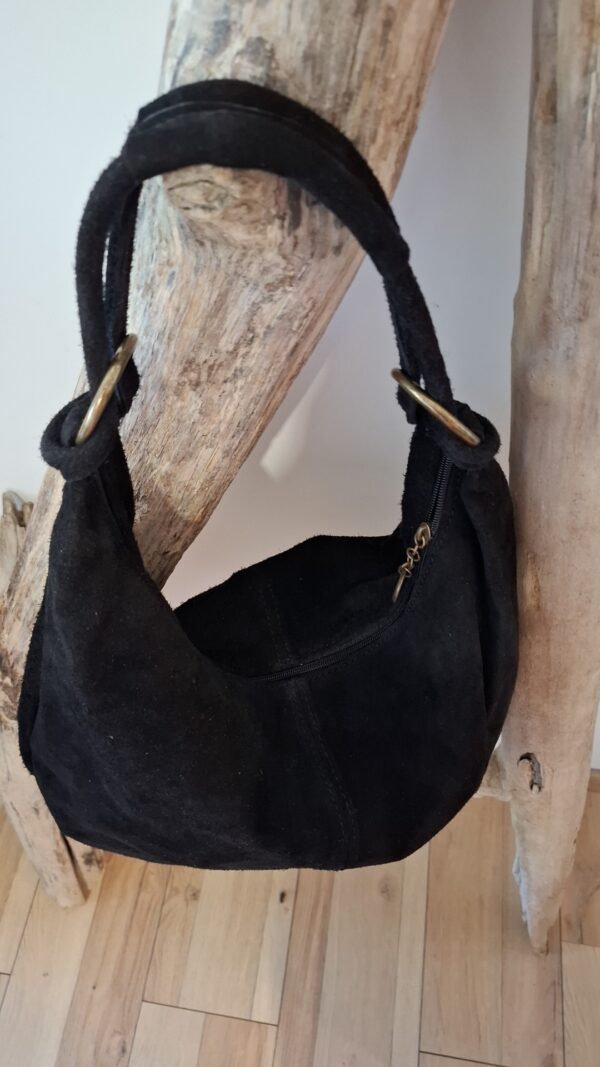 Sac en cuir noir – Image 3