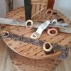 Ceinture marron pailleté – Image 2
