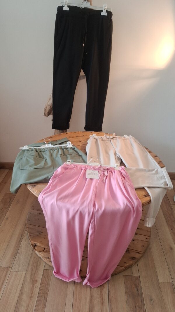 Pantalon rose lychi – Image 3