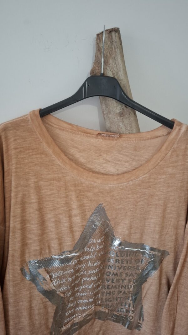 Top beige étoile – Image 3