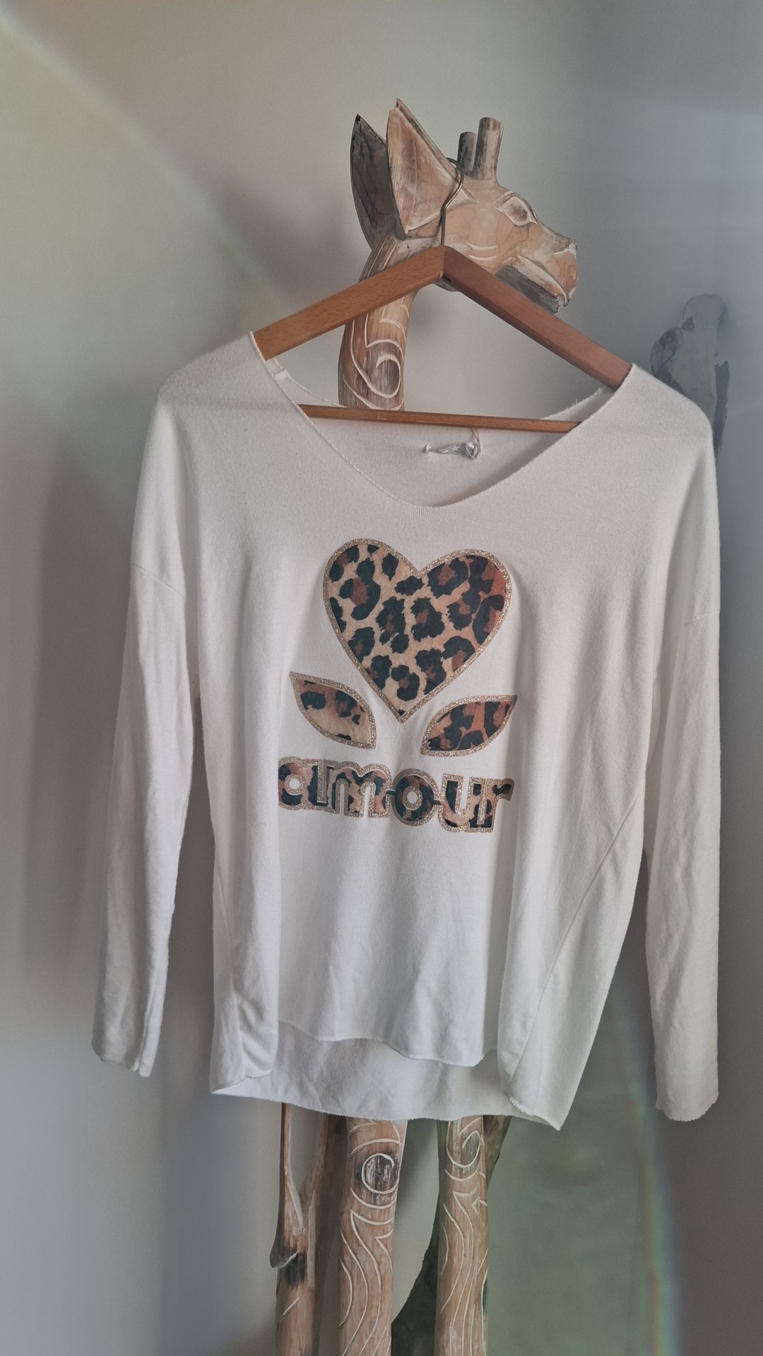Sweat Amour blanc – Image 3