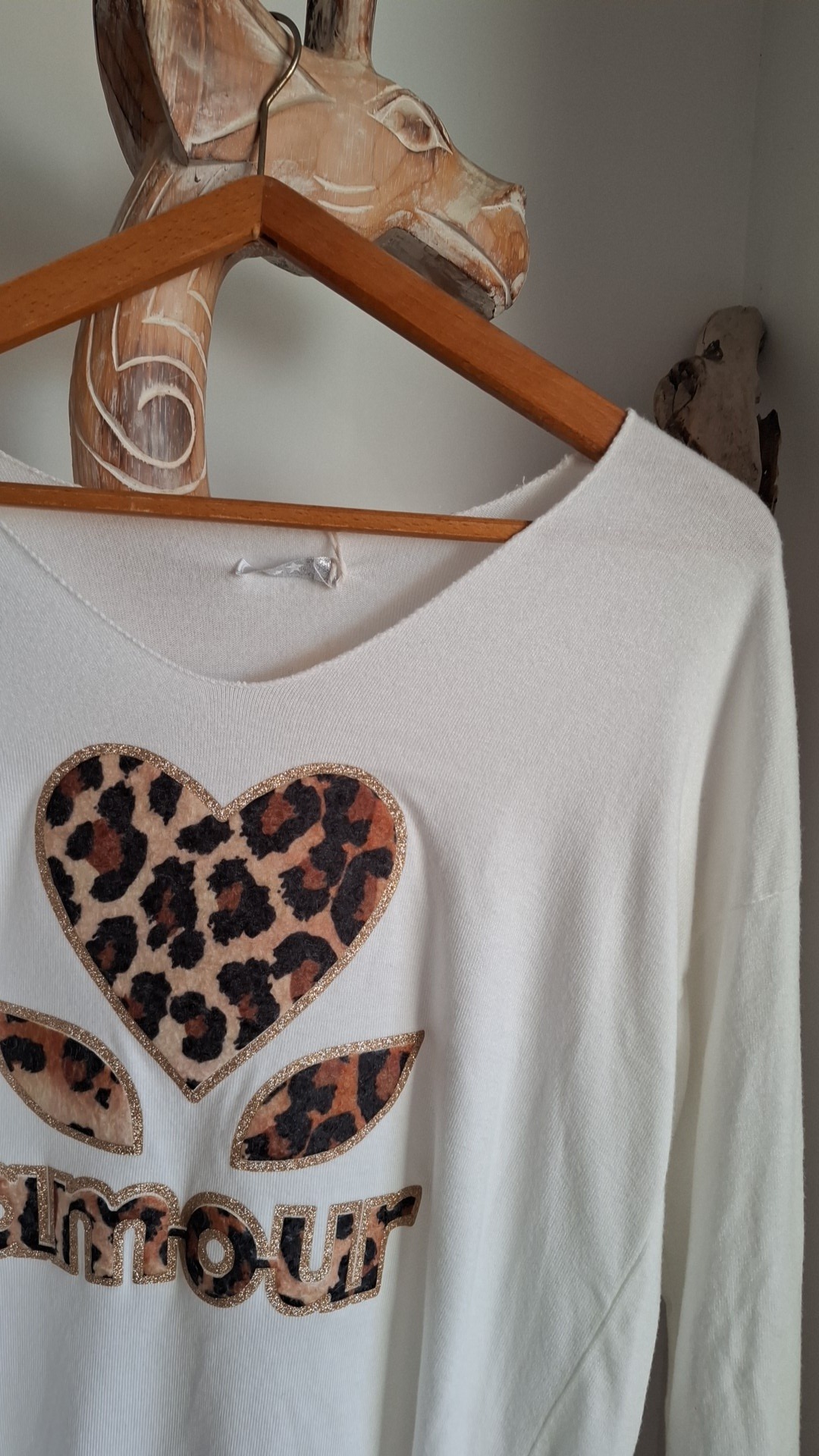 Sweat Amour blanc – Image 4