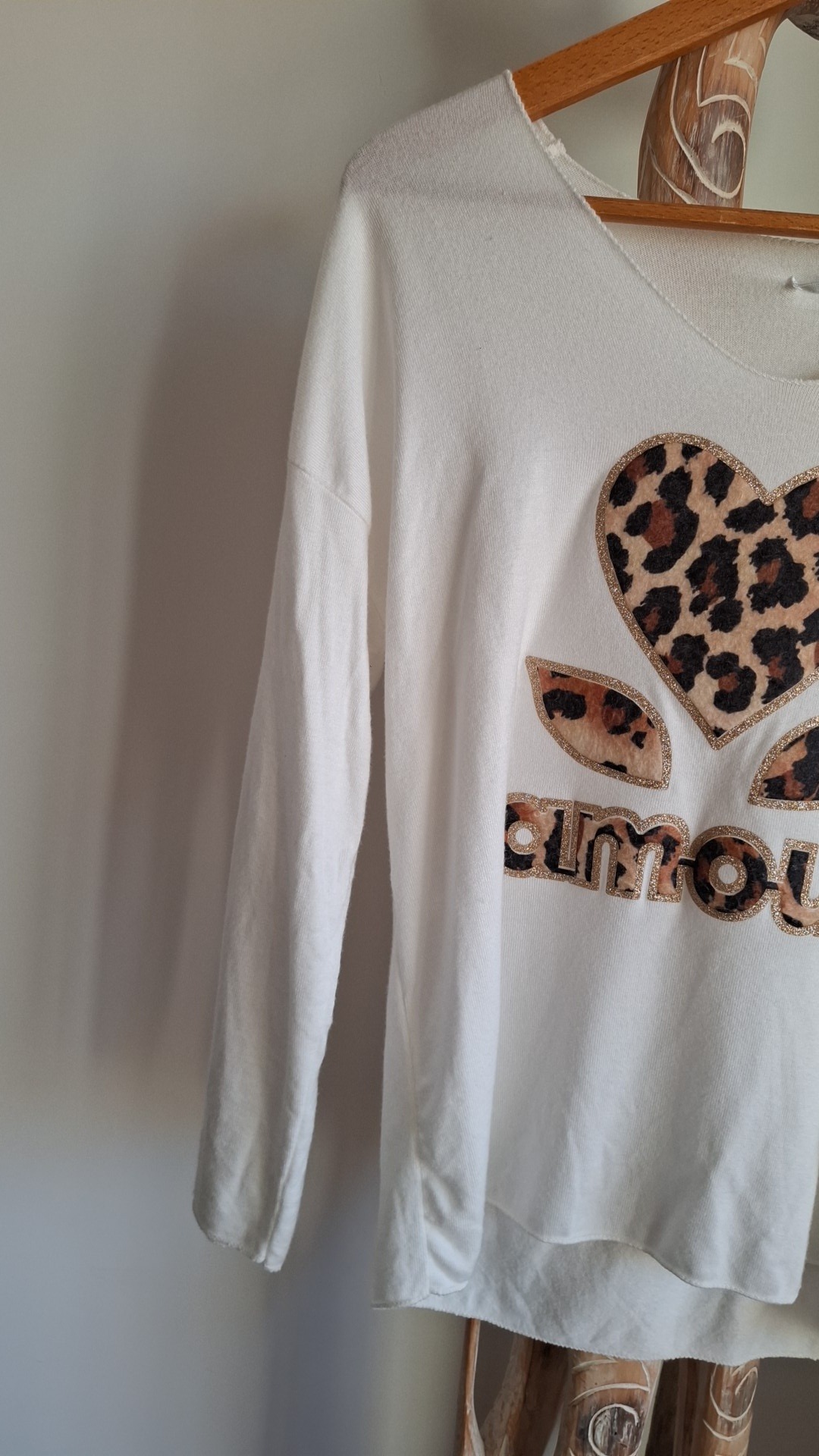 Sweat Amour blanc – Image 2