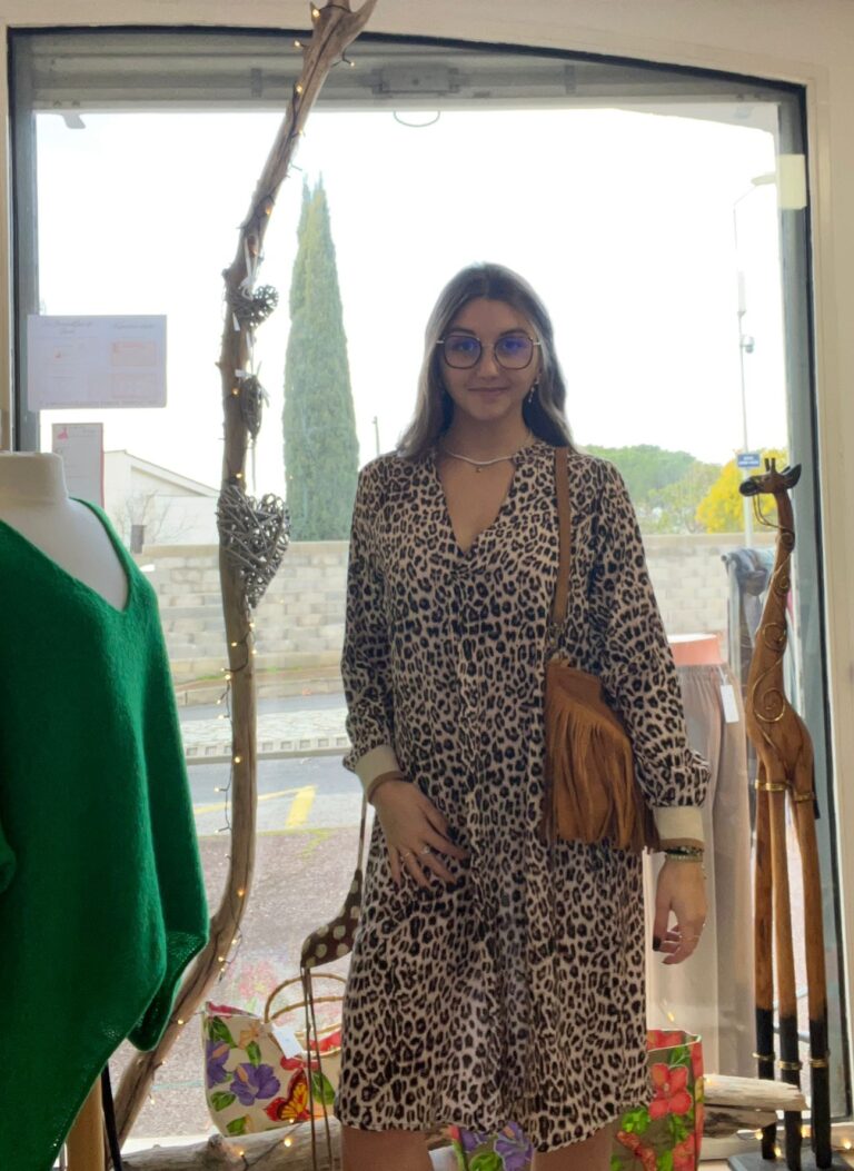 Robe léopard Marguerita