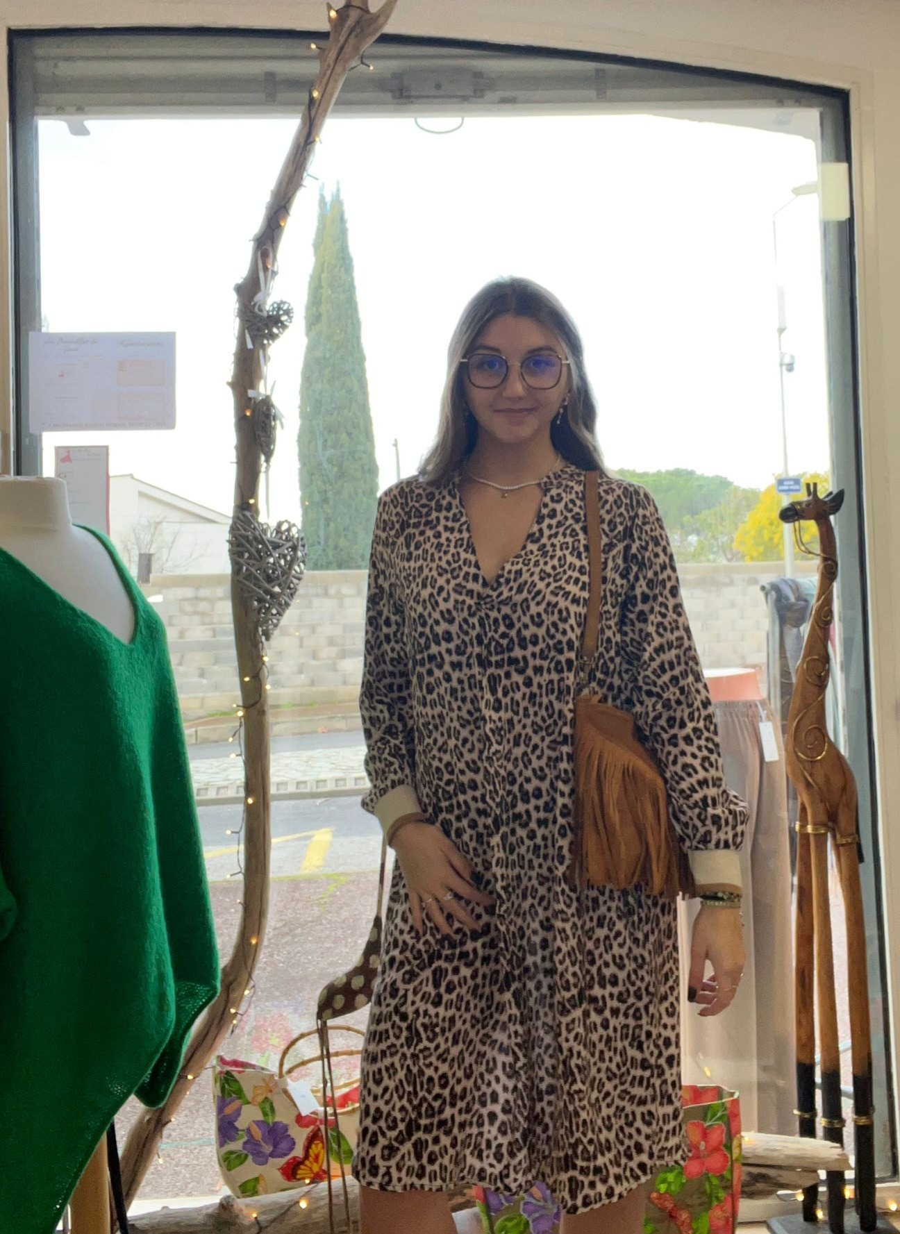 Robe léopard Marguerita