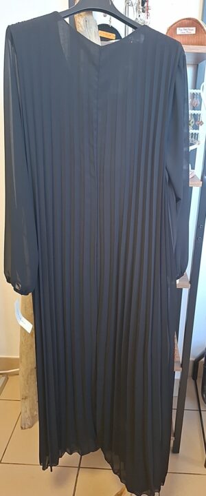 Robe longue noire Marguerita