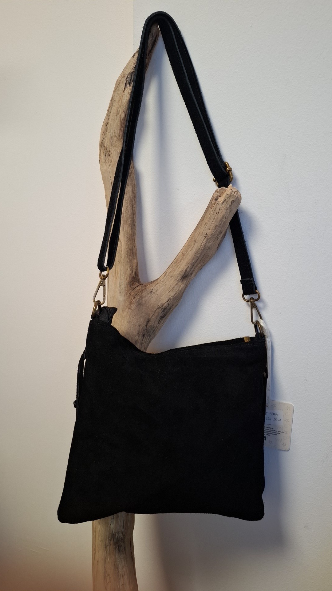 Sac à franges bohème Noir – Image 3