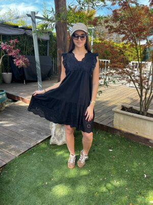 Robe broderie anglaise différentes couleurs