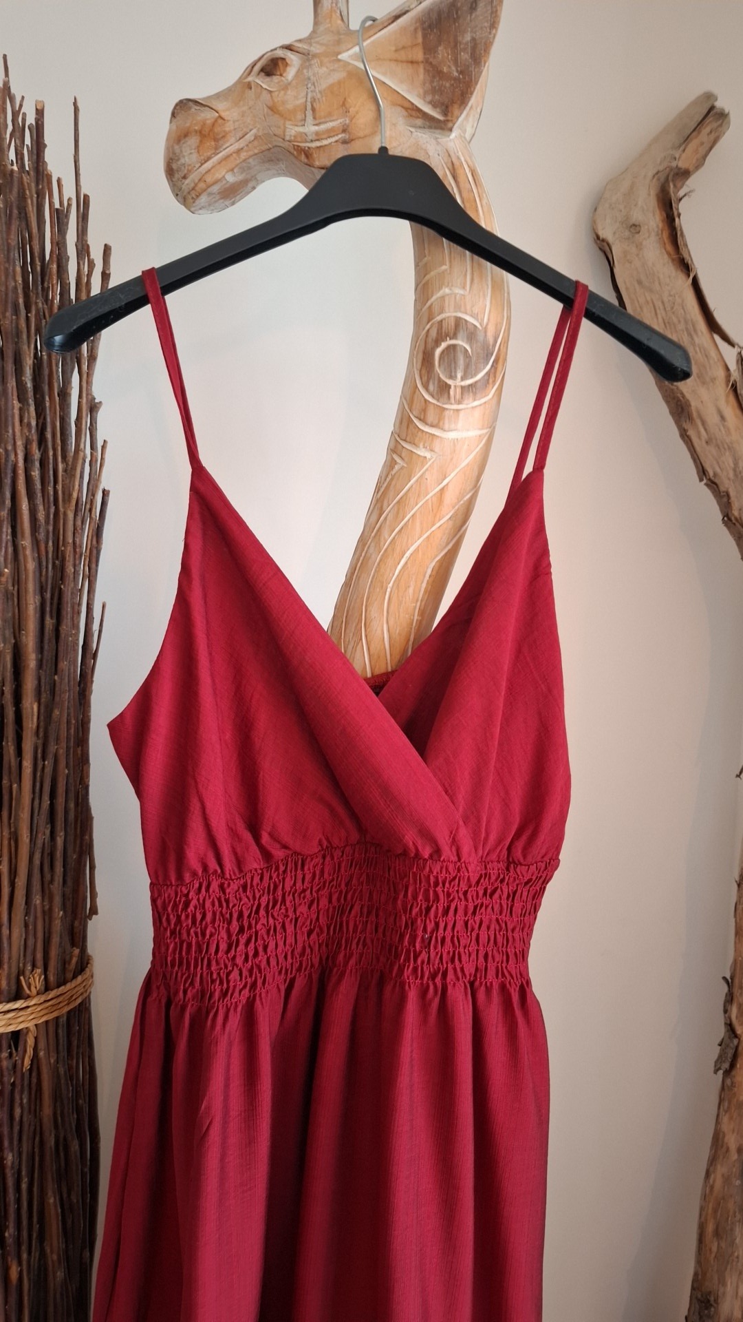 Robe longue rouge – Image 2