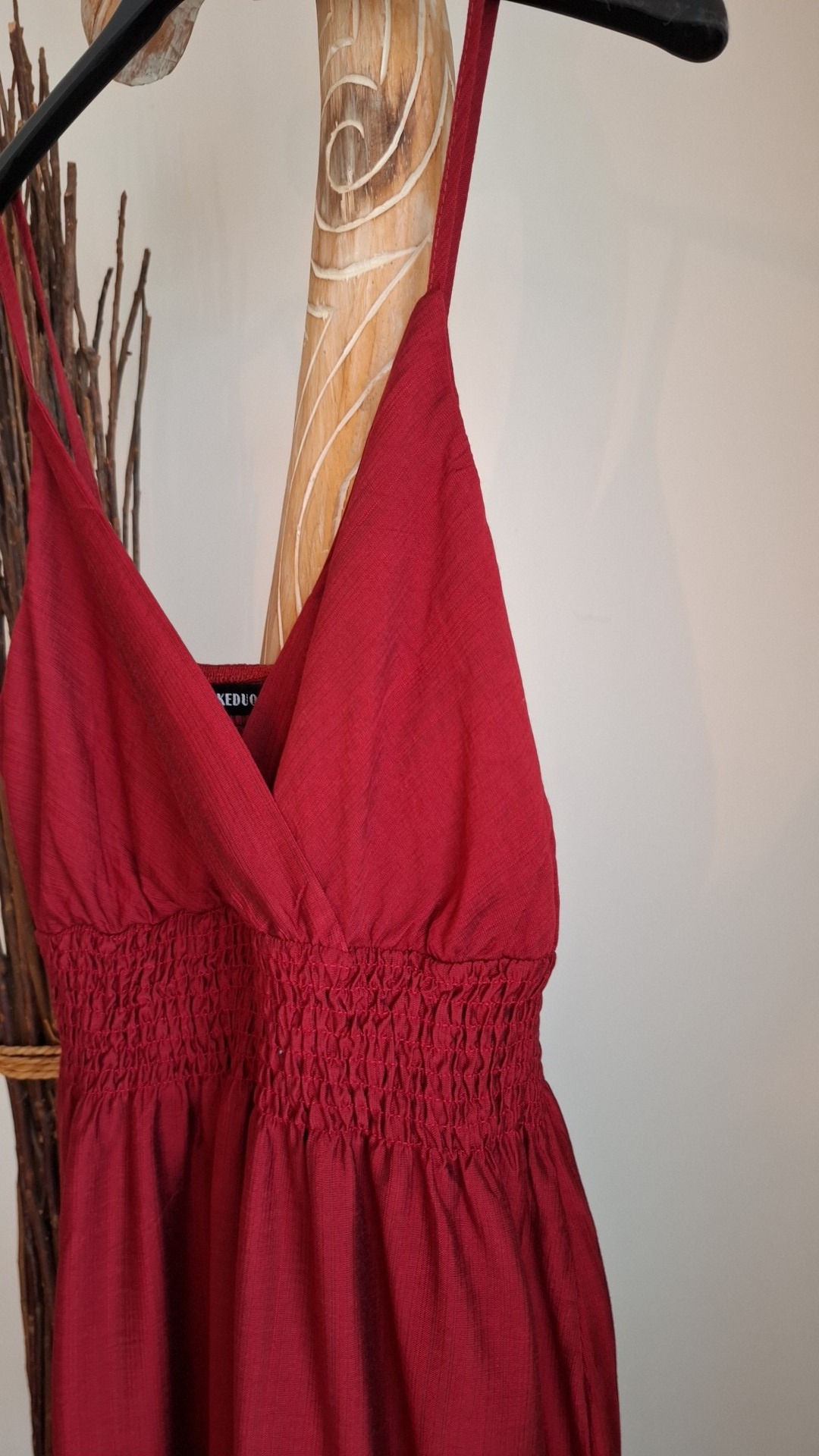 Robe longue rouge – Image 4