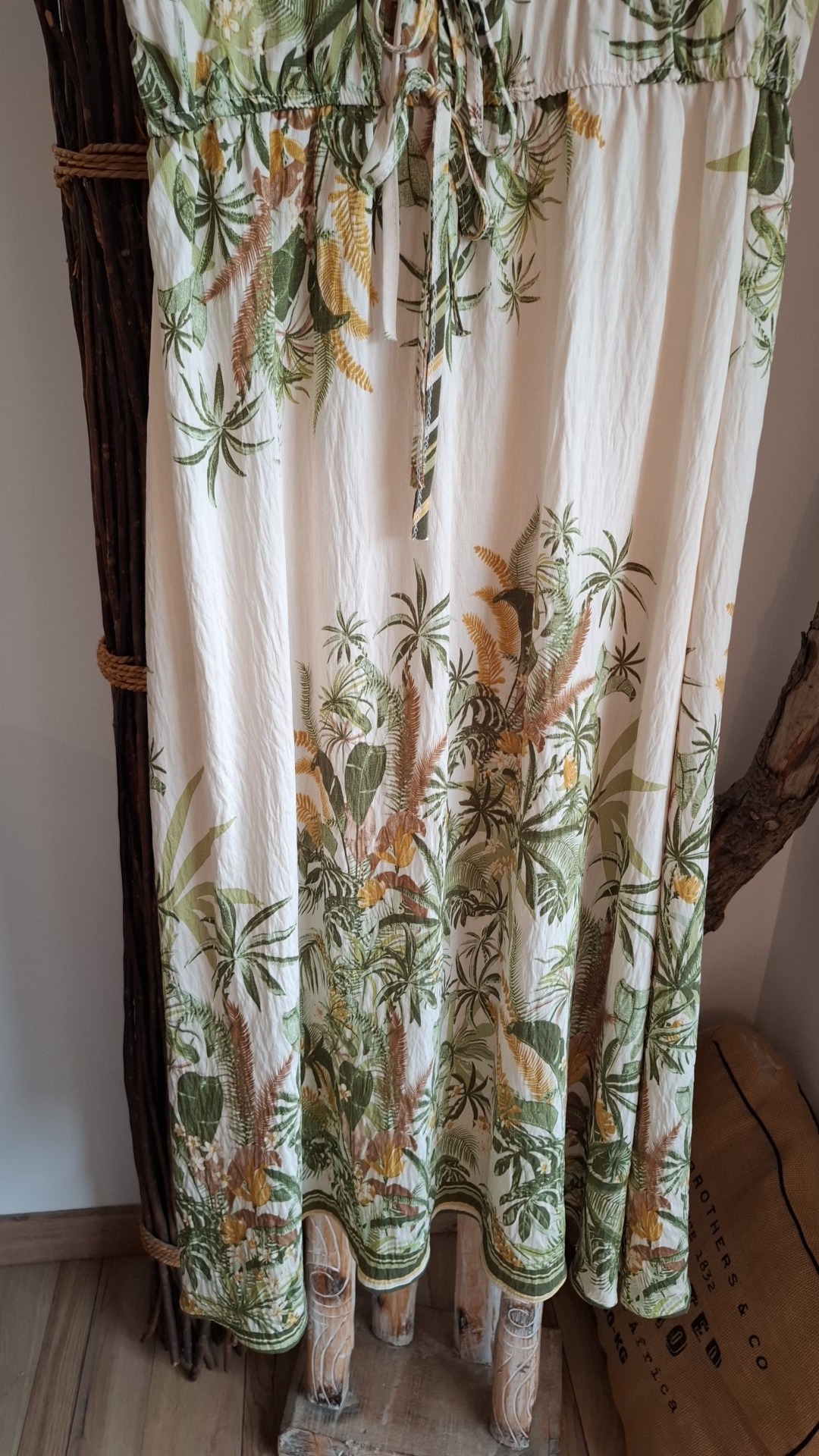 Robe longue exotique verte – Image 8