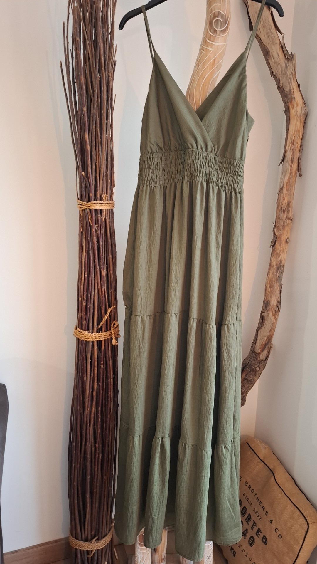 Robe longue kaki – Image 7