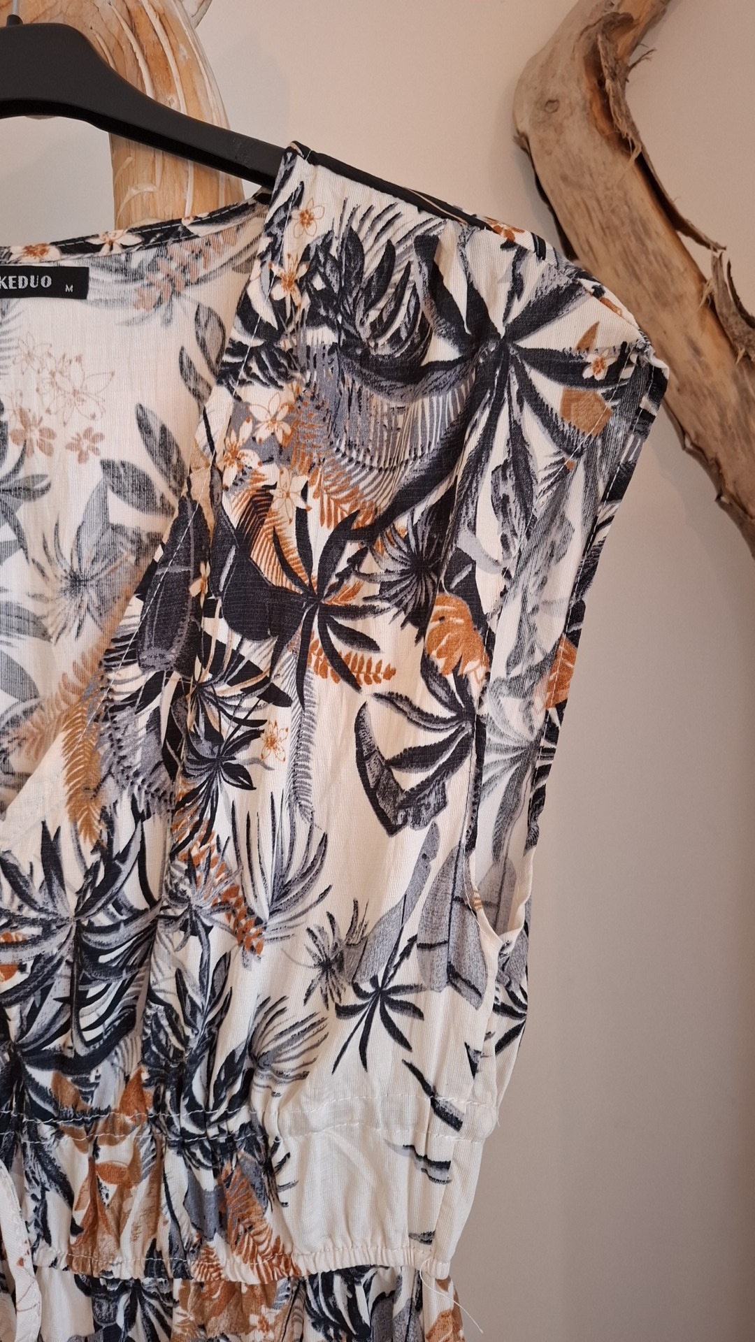 Robe longue exotique bleu – Image 2