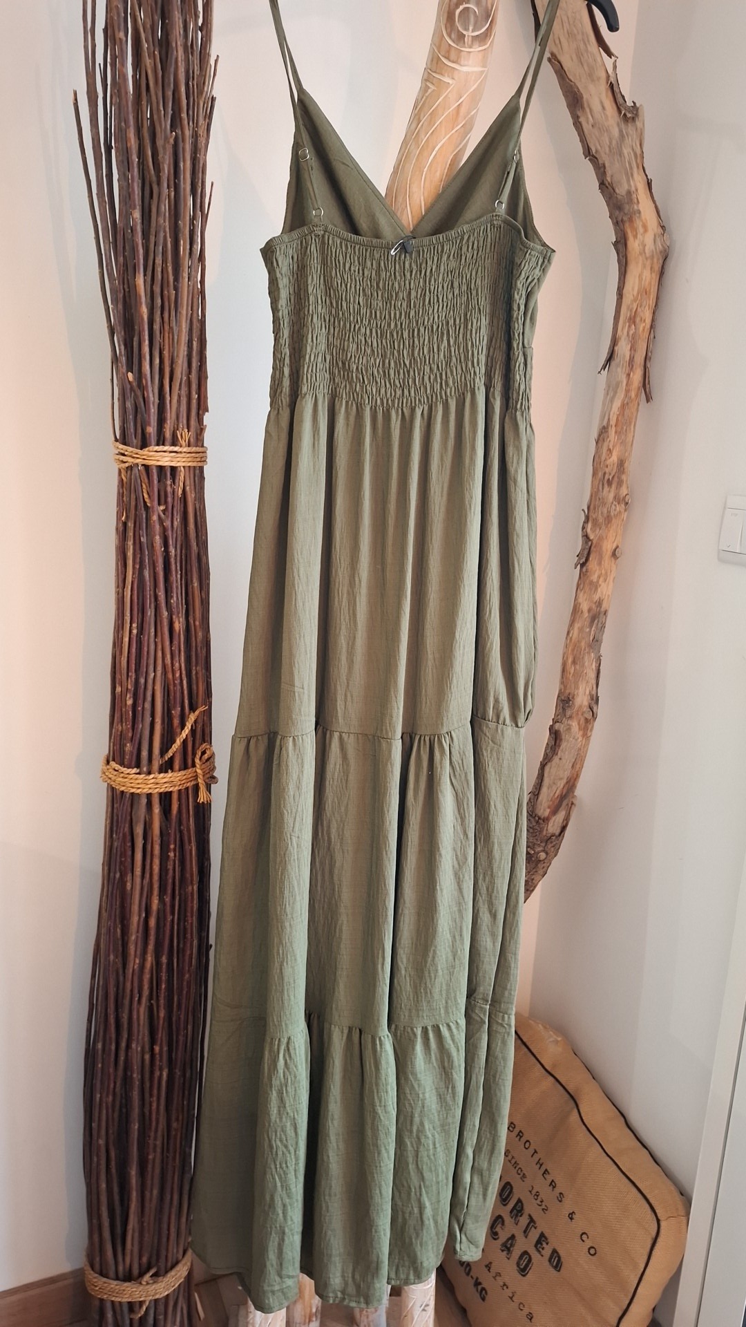 Robe longue kaki – Image 2