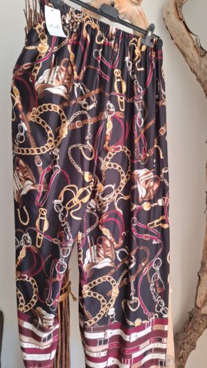 Pantalon baroque imprimé