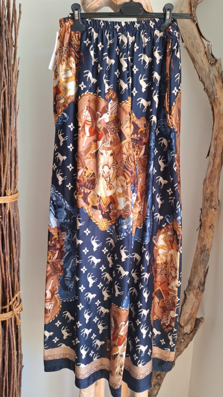 Pantalon baroque imprimé