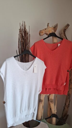 Débardeur en maille différentes couleurs
